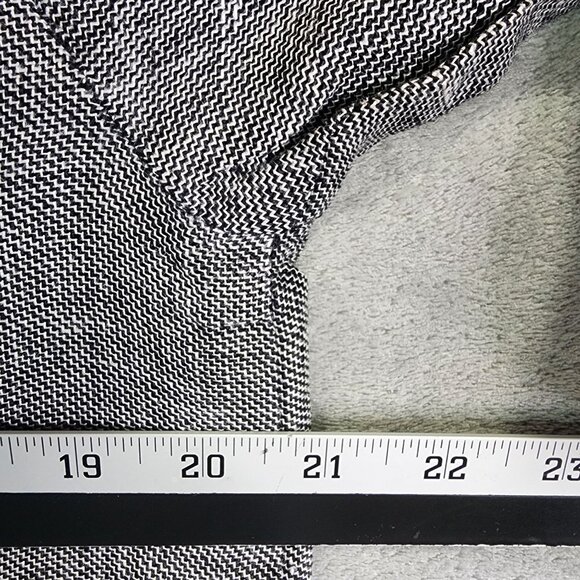 Womens Gray Norton McNaughton Shirt 100% Linen Button Down 3/4 Sleeve Size M - Picture 5 of 7